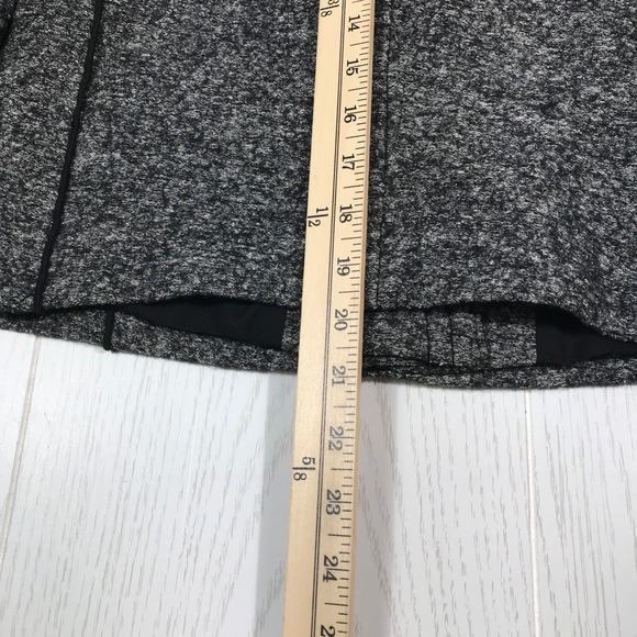 Loft Wool Blend Jacket Women 2 Gray Button Snap Round Neck Cropped Classic - Picture 4 of 12